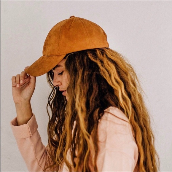 Free People Williamsburg Faux Suede Baseball Hat - Picture 4 of 8
